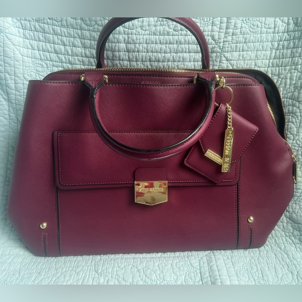 Steve Madden Fuchsia Satchel Bag - Picture 2 of 8